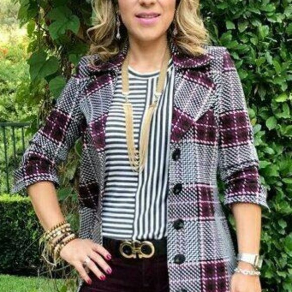 EUC CAbi London Stripe Tank #3417 - Picture 7 of 8